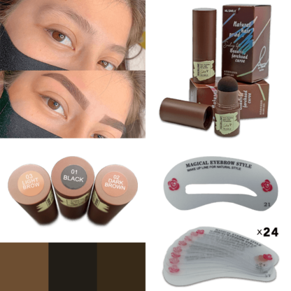 Set za oblikovanje obrva (matrica + pigment)