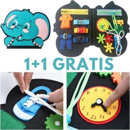Dinosaur Busy Board igračka za djecu 1+1 GRATIS