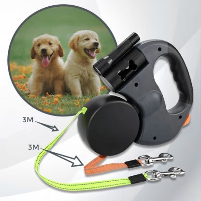 Dvostruka povodac za pse - FlexiPaws