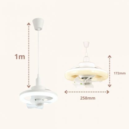 Ventilator s lampom - LightFan