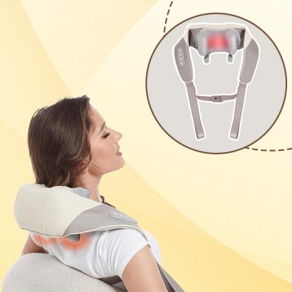 Masažer za vrat i leđa s toplinom – RelaxPulse