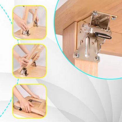 4x Sklopivi nosač s sigurnosnom blokadom – FoldSafe