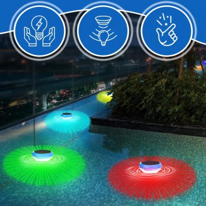 Lebdeće Višebojne Svjetiljke - SolarFloat