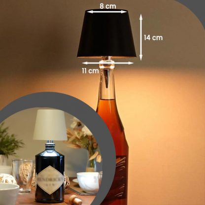 Elegantna bežična svjetiljka za boce - GlowBottle