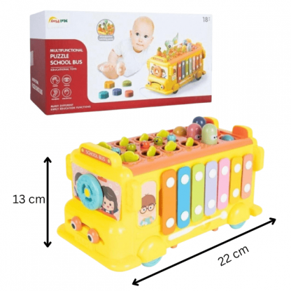 Montessori glazbeni autobus – 6 aktivnosti u 1 igrački